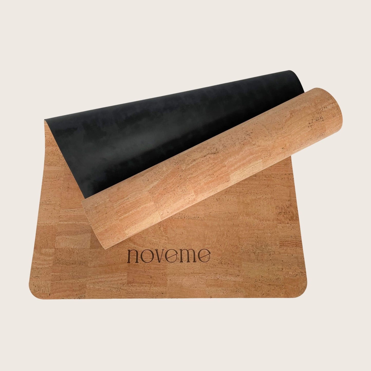 noveme natural cork yoga mat