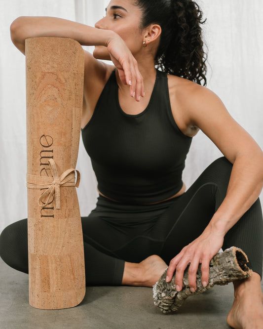 Noveme natural cork yoga mat